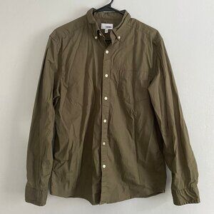Sonoma Army Green Button Down Shirt